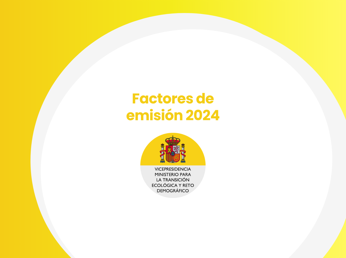 Factores de emisión 2024