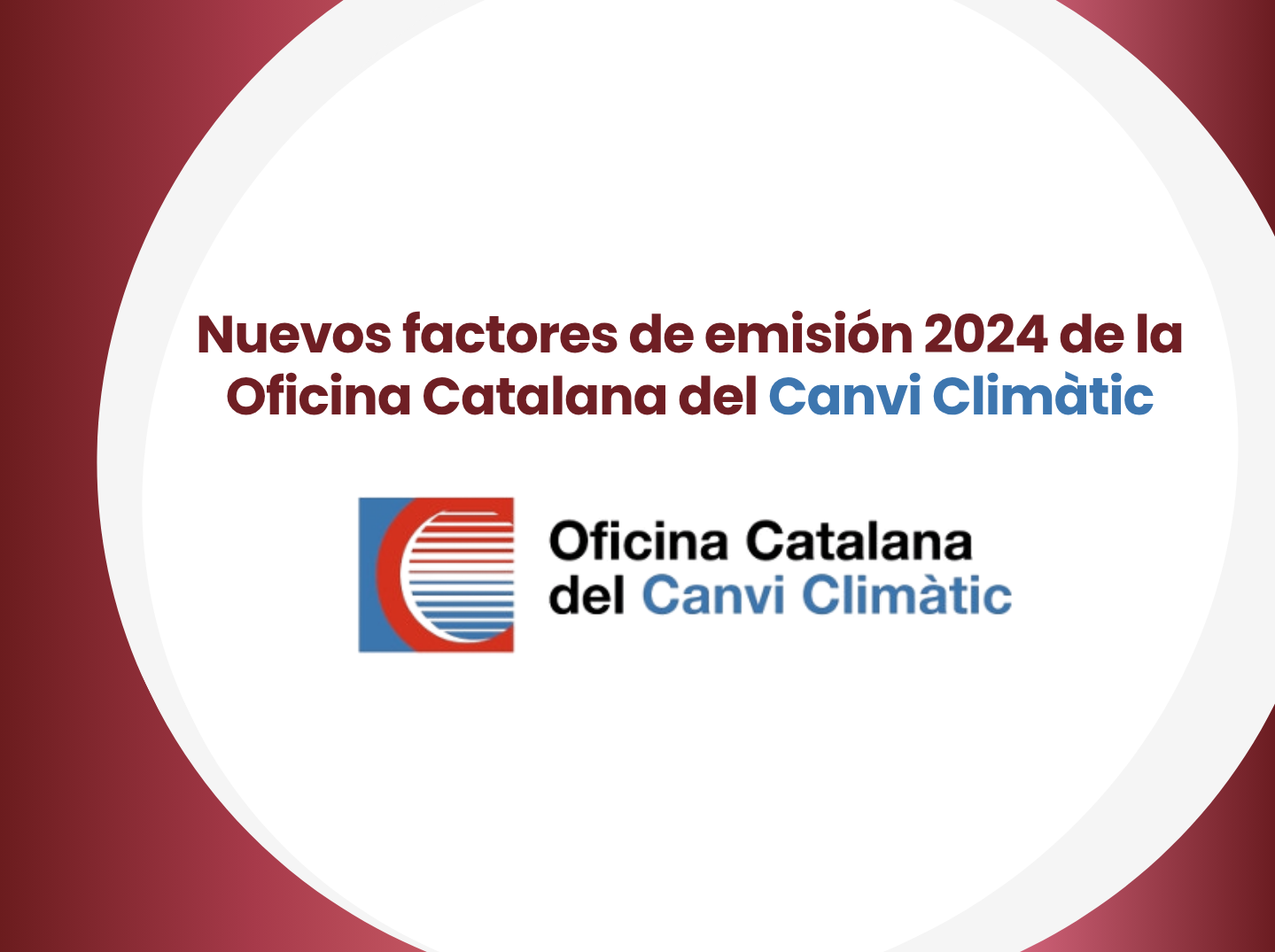 Nuevos factores de emisión OCCC 2024