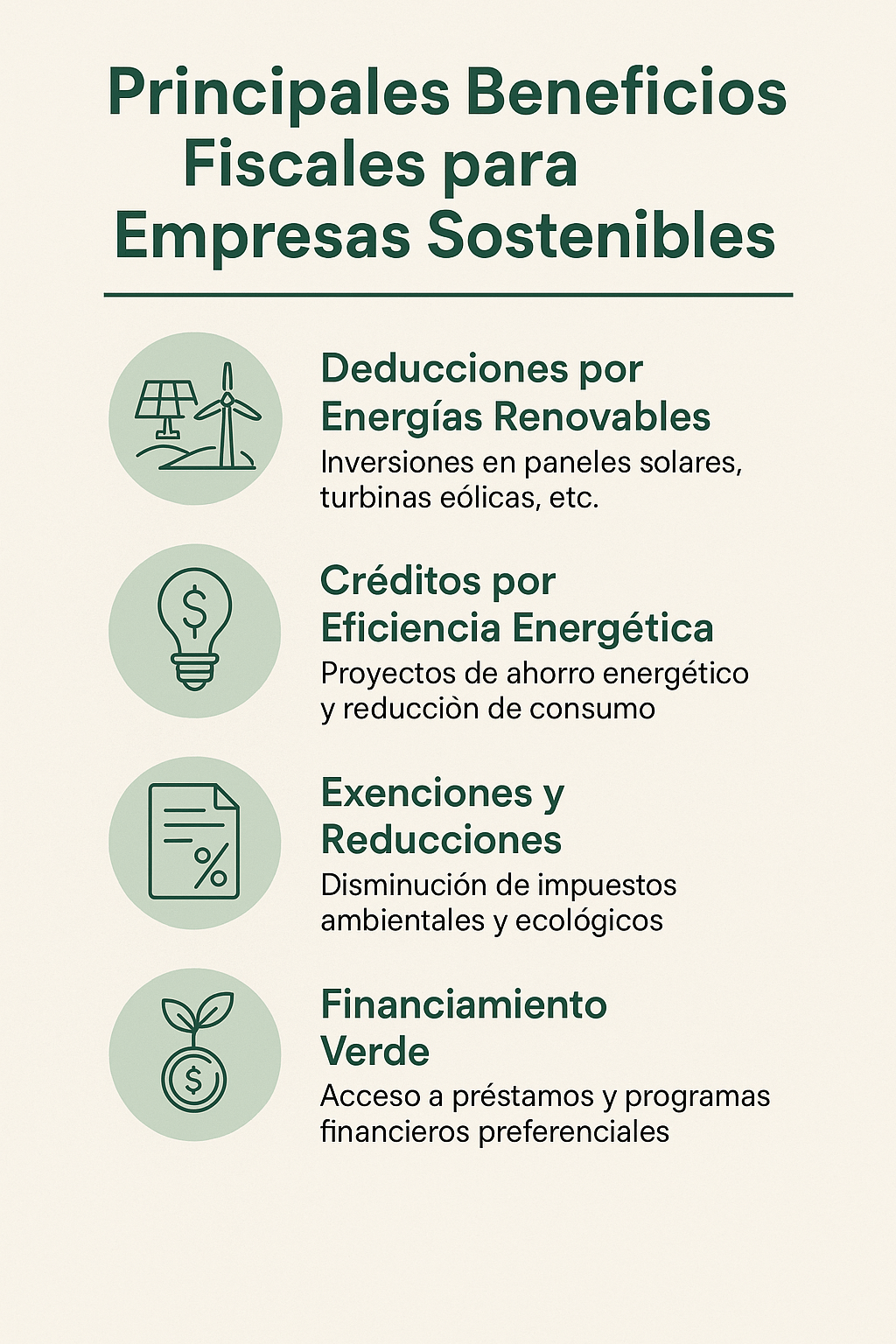 Estrategias fiscales y beneficios económicos para empresas sostenibles