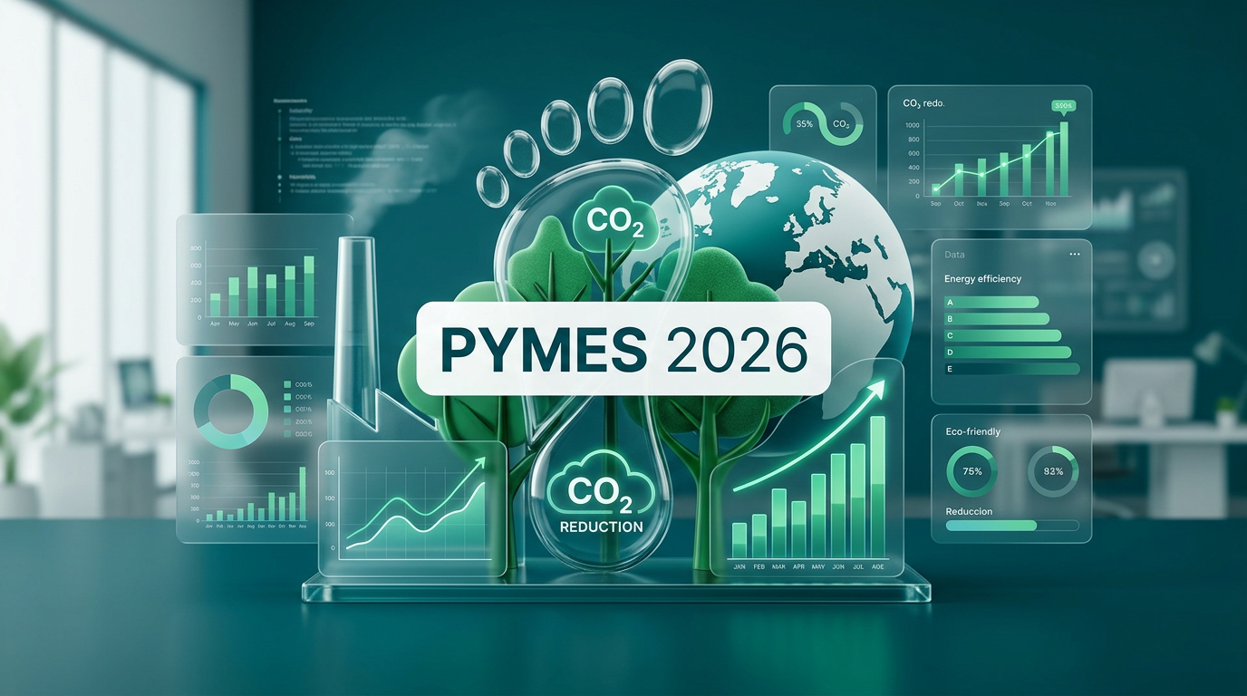 Huella de carbono pymes 2026: El reto competitivo final