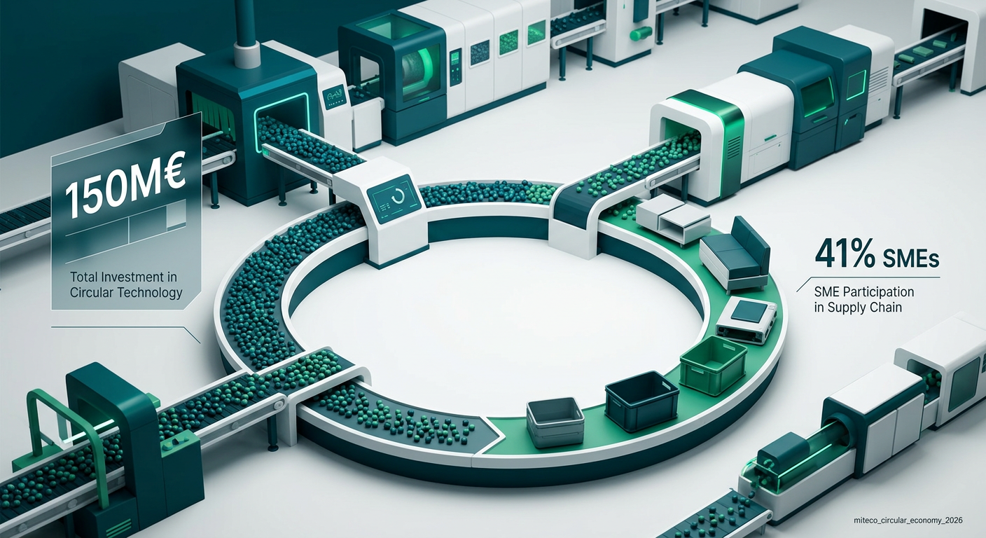 Ecodiseño y Economía Circular 2026: Nuevas ayudas de 150 millones del MITECO