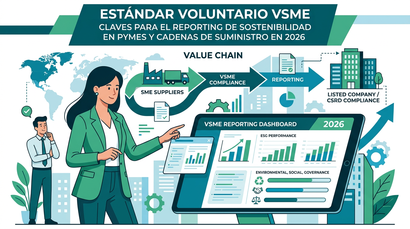 Estándar Voluntario VSME: Claves para el Reporting de Sostenibilidad en PYMEs y Cadenas de Suministro en 2026