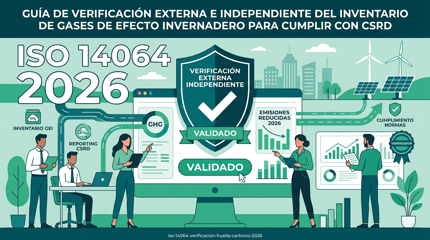 Verificación de la Huella de Carbono según ISO 14064 en 2026: Guía de Verificación Externa