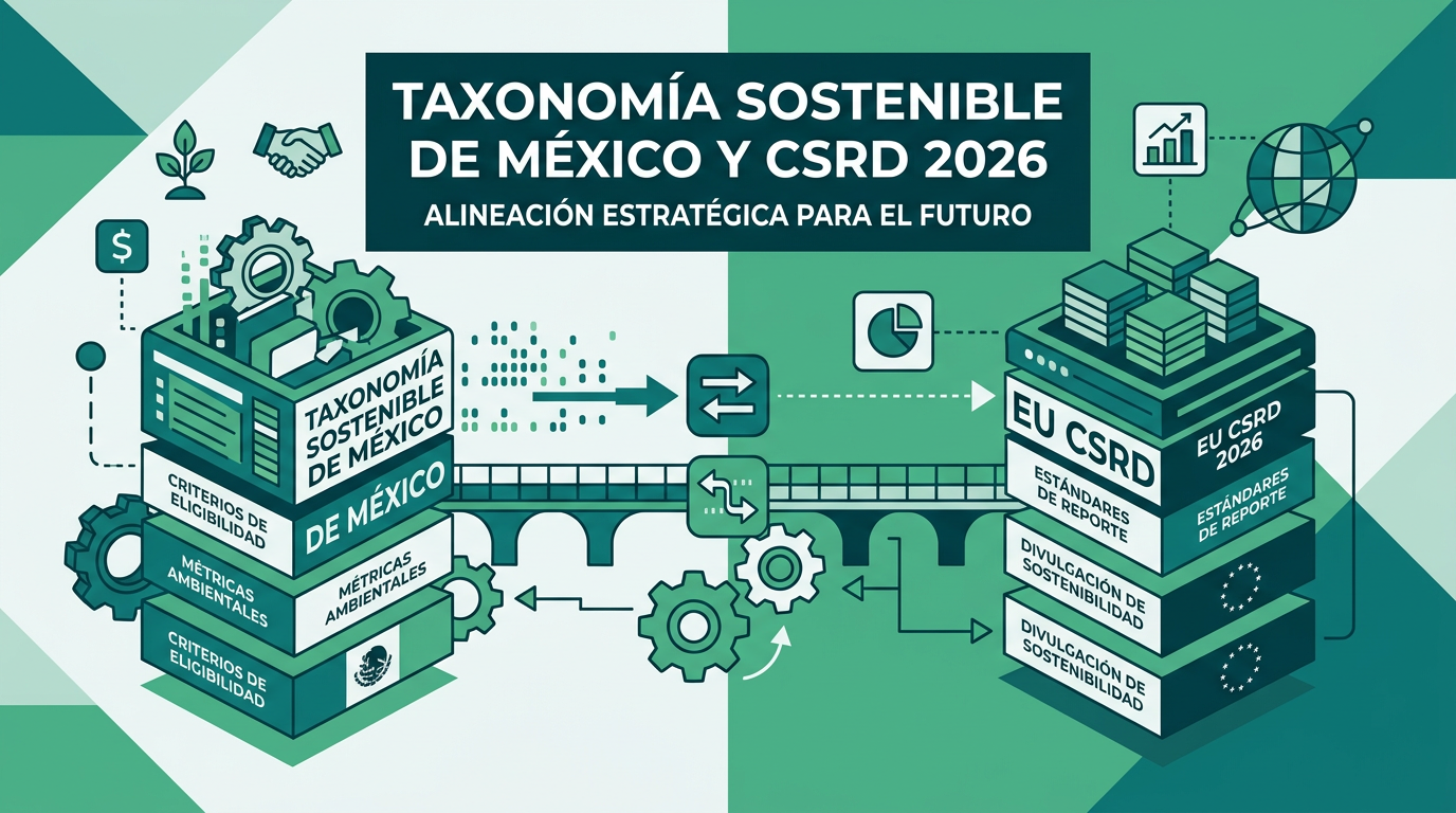 Taxonomía Sostenible de México y CSRD 2026: Impacto en Empresas Españolas